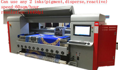 Çin Kumaş Mürekkep Püskürtmeli Yazıcı Epson Dx5 Baskı Kafası Dijital Yazıcı On Pigment Baskı Distribütör