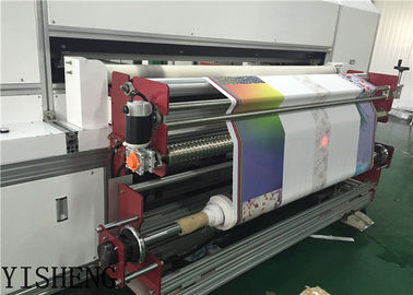 Çin Tekstil 10 kw için Homer Kyocera Dijital Kumaş Yazıcı / Dijital Mürekkep Püskürtmeli Baskı Fabrika