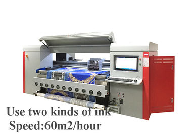 Çin Dtp Yıkanabilirlik Pamuklu Kumaş Mürekkep Püskürtmeli Yazıcı 250 Sqm / Saat ISO Sertifikası Fabrika